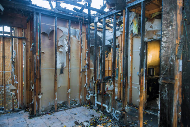 Professional Fire Damage Assessment technician working in Eureka, KS